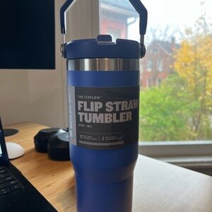 Stanley Blue Flip Straw Tumbler